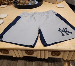 MLB Kids Gray and Navy Shorts